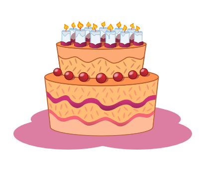 Download free food cake candle birthday icon